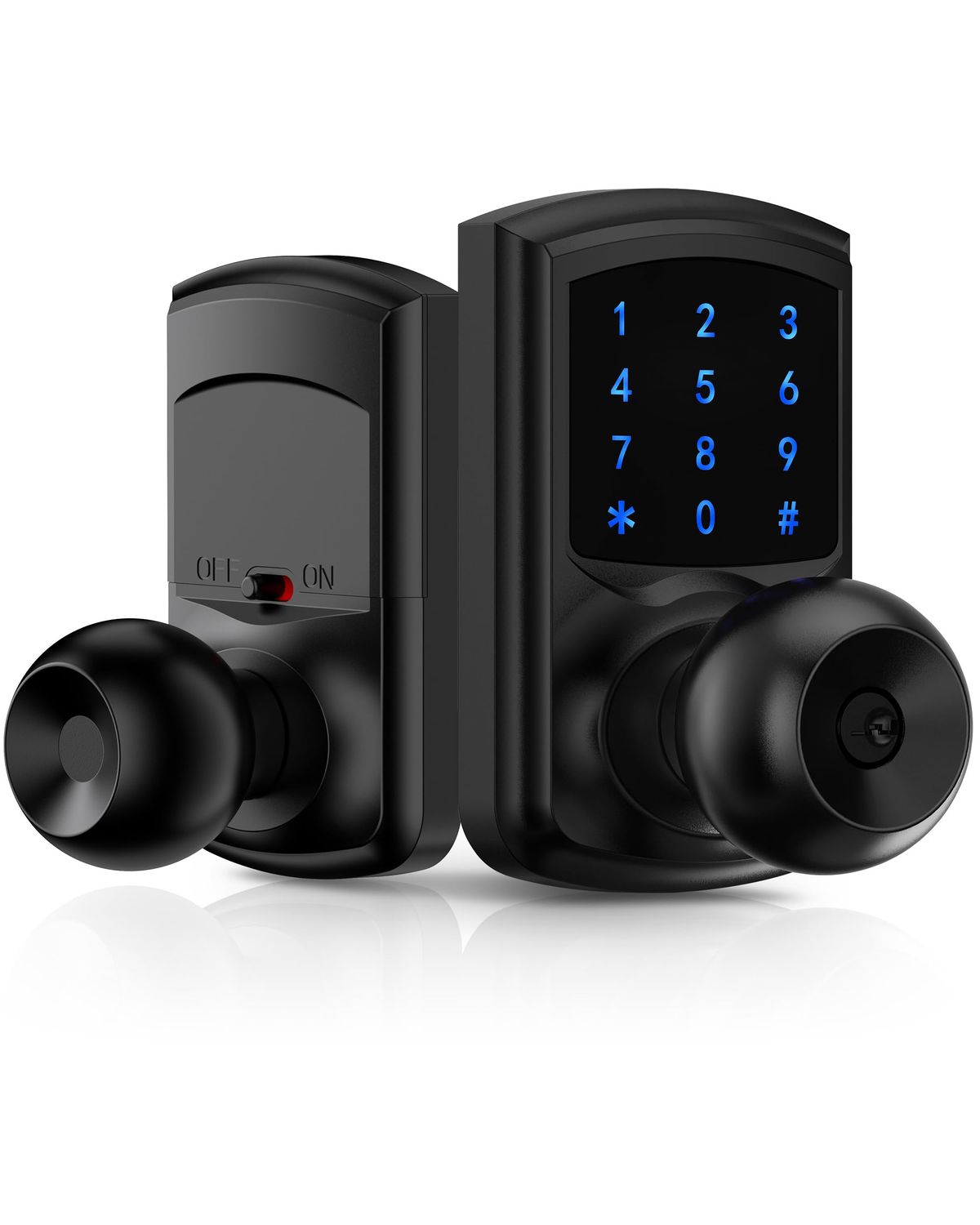 HIDALIFE Keyless Entry Door Lock, Keypad Lock with Handle, Smart Locks for Front Door, Touchscreen