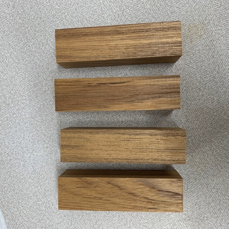 Teak Holz mit Verfärnung