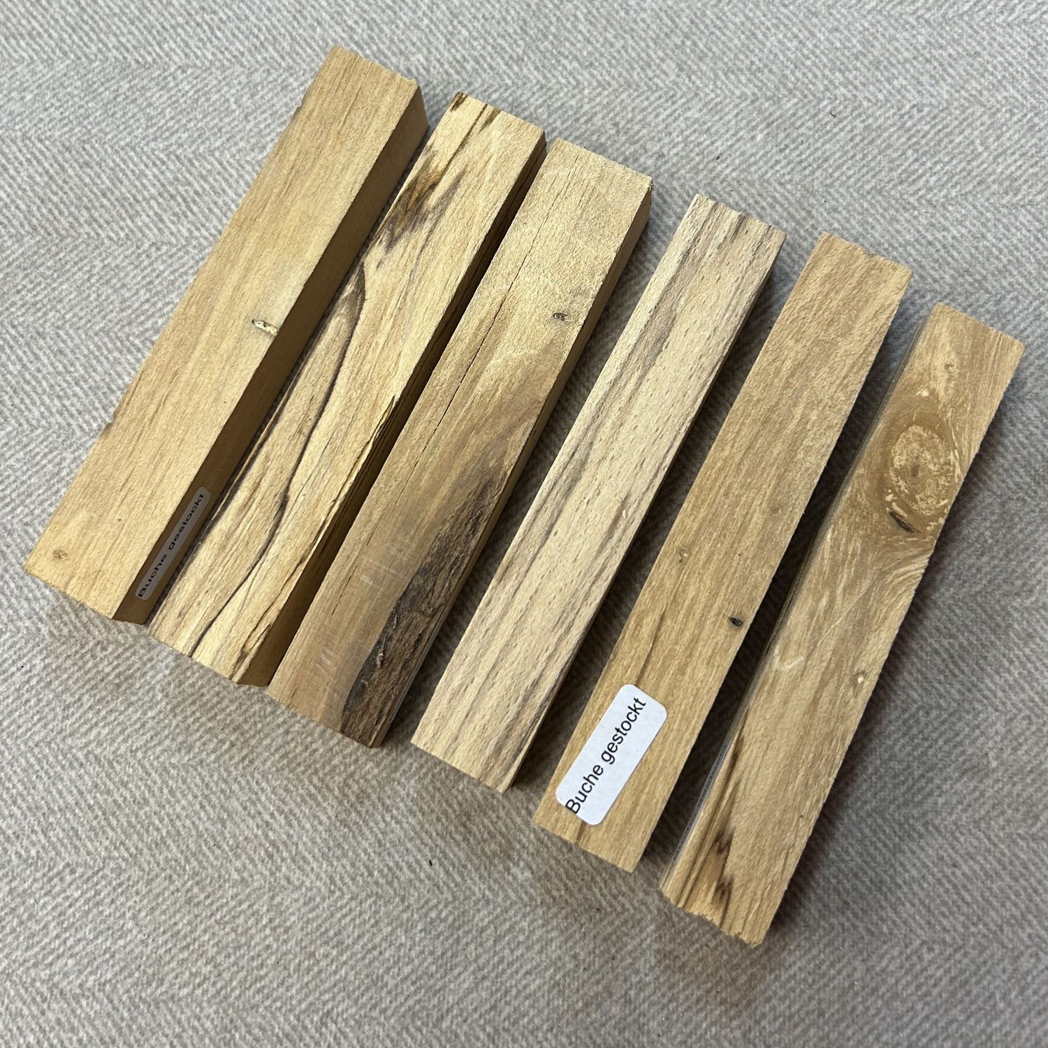Buche gestockt 6er Set