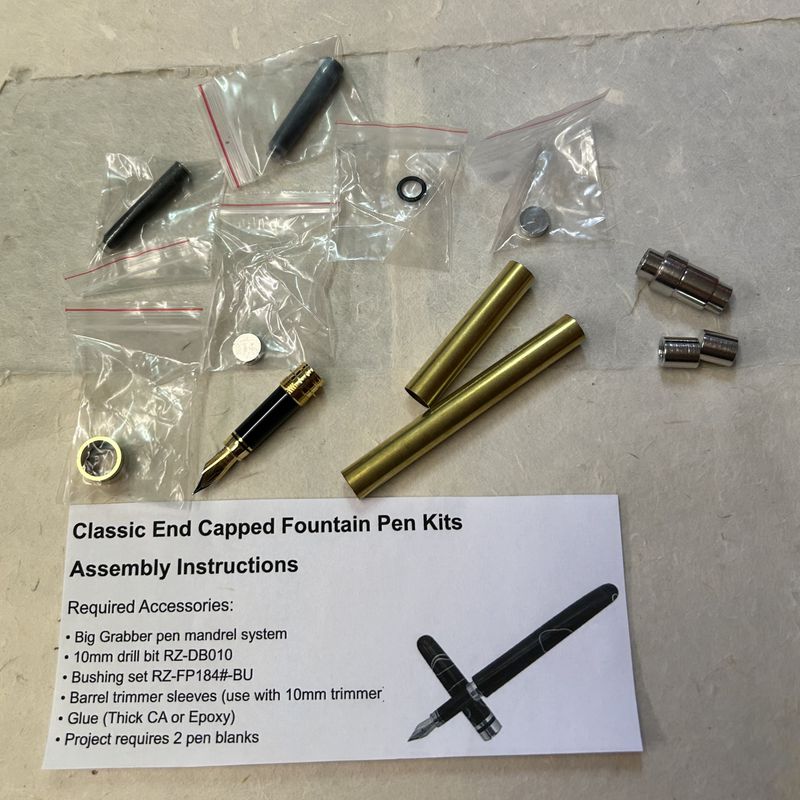 End Kappen Füller mit Bushing Set