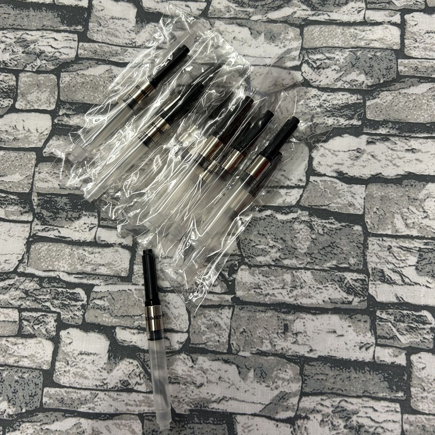 Kolbenkonverter zum Einstecken, mit einer Metallmanschette, vernickelt