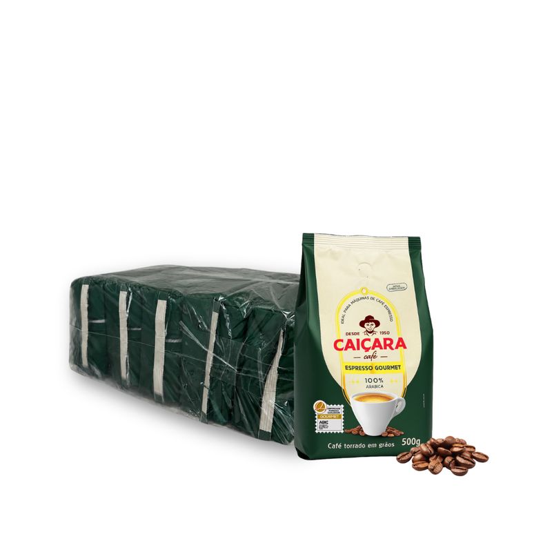 Caiçara Espresso Gourmet – Whole Bean | Pack of 10 units × 500g (11 lb)