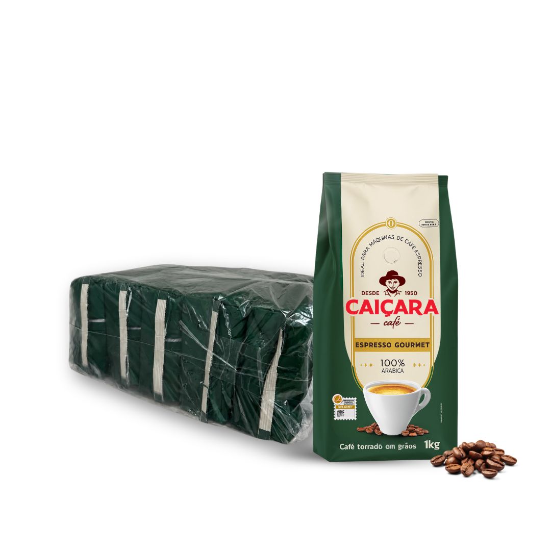 Caiçara Espresso Gourmet – Whole Bean | Pack of 5 units × 1kg (11 lb)