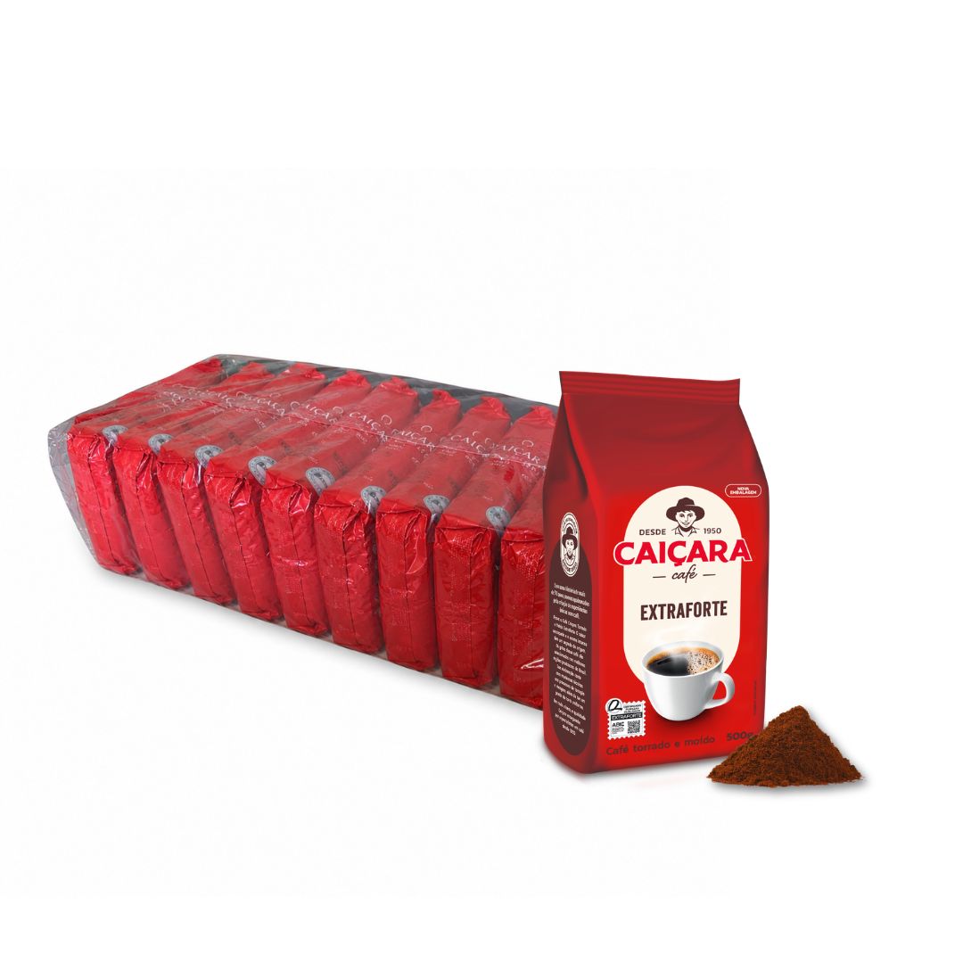 Caiçara Dark Roast – Ground Coffee | Pack of 10 units × 500g (11 lb)