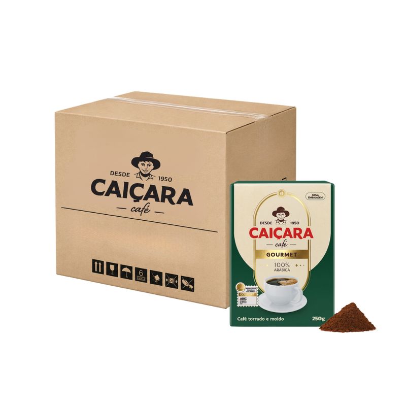 Caiçara Gourmet – Ground Coffee | Case of 10 × 250g (5.5 lb)