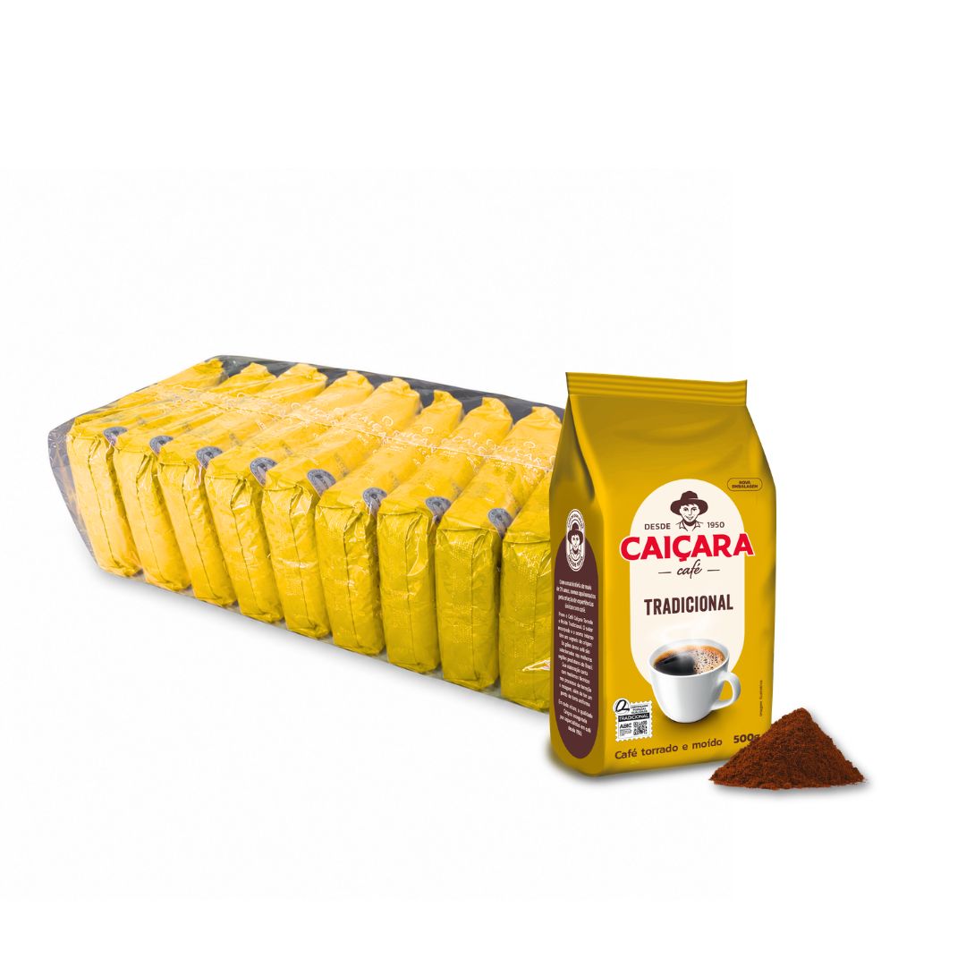 Caiçara Medium Ground Coffee | Case of 10 × 500g (11 lb)