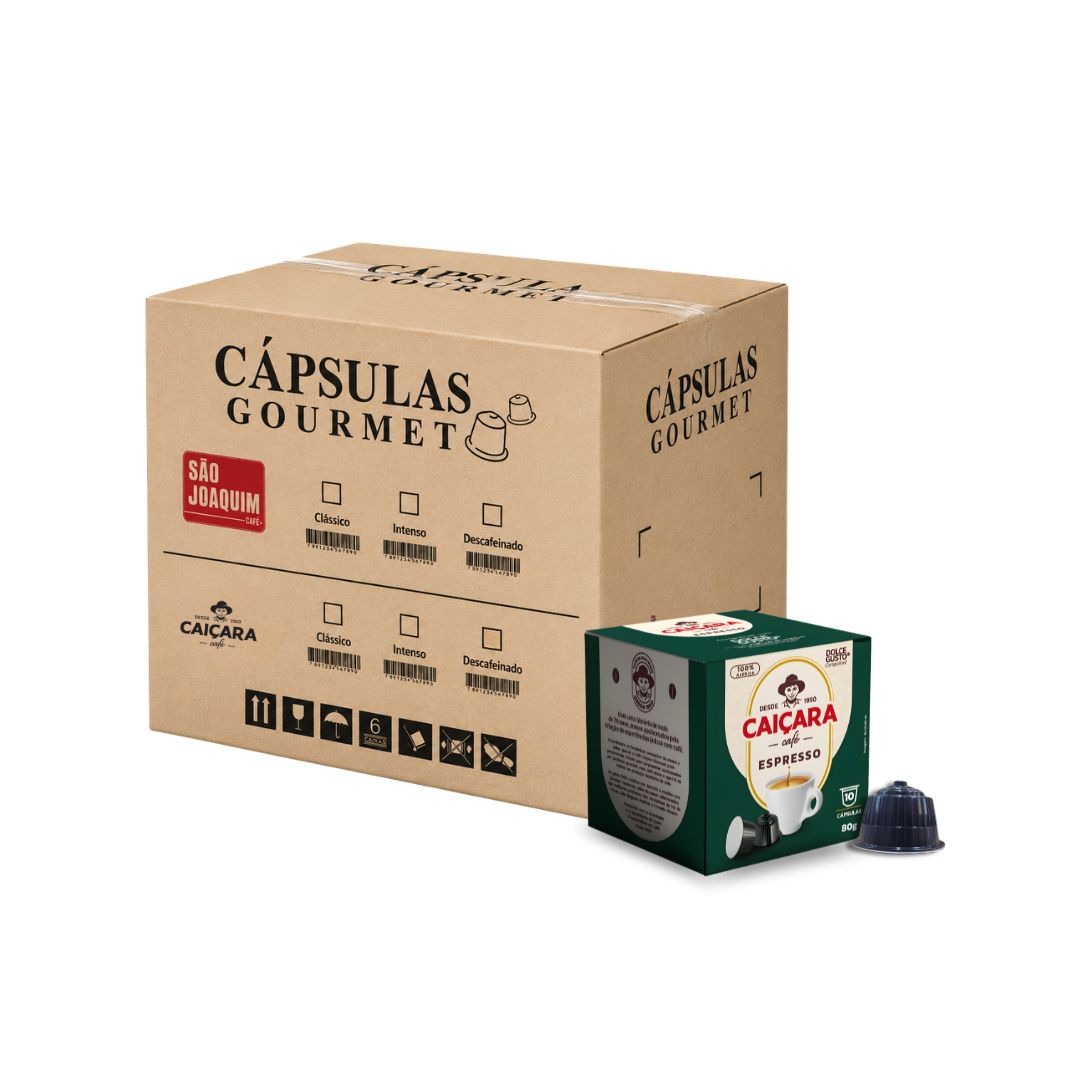 Gourmet Espresso Capsules – Dolce Gusto® | 16 Boxes Case (160 caps)