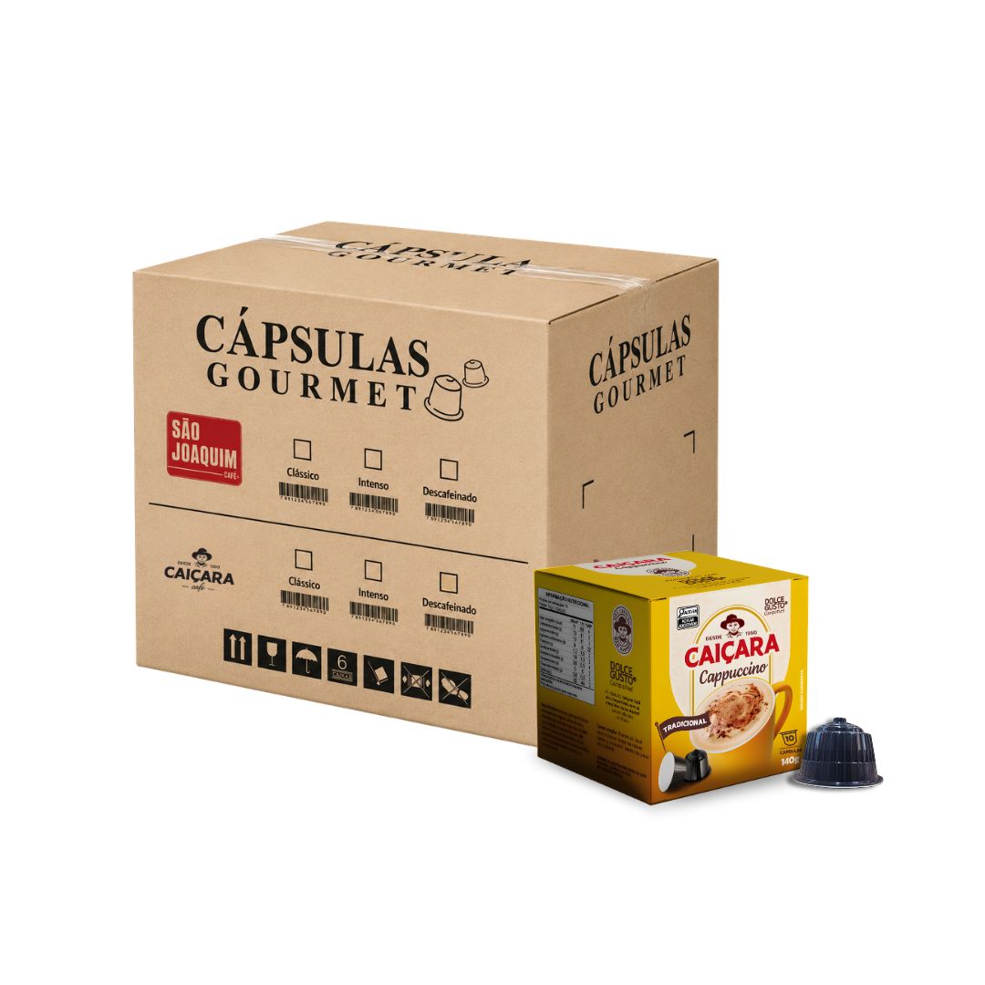 Traditional Cappuccino Capsules – Dolce Gusto® | 16 Boxes Case (160 caps)