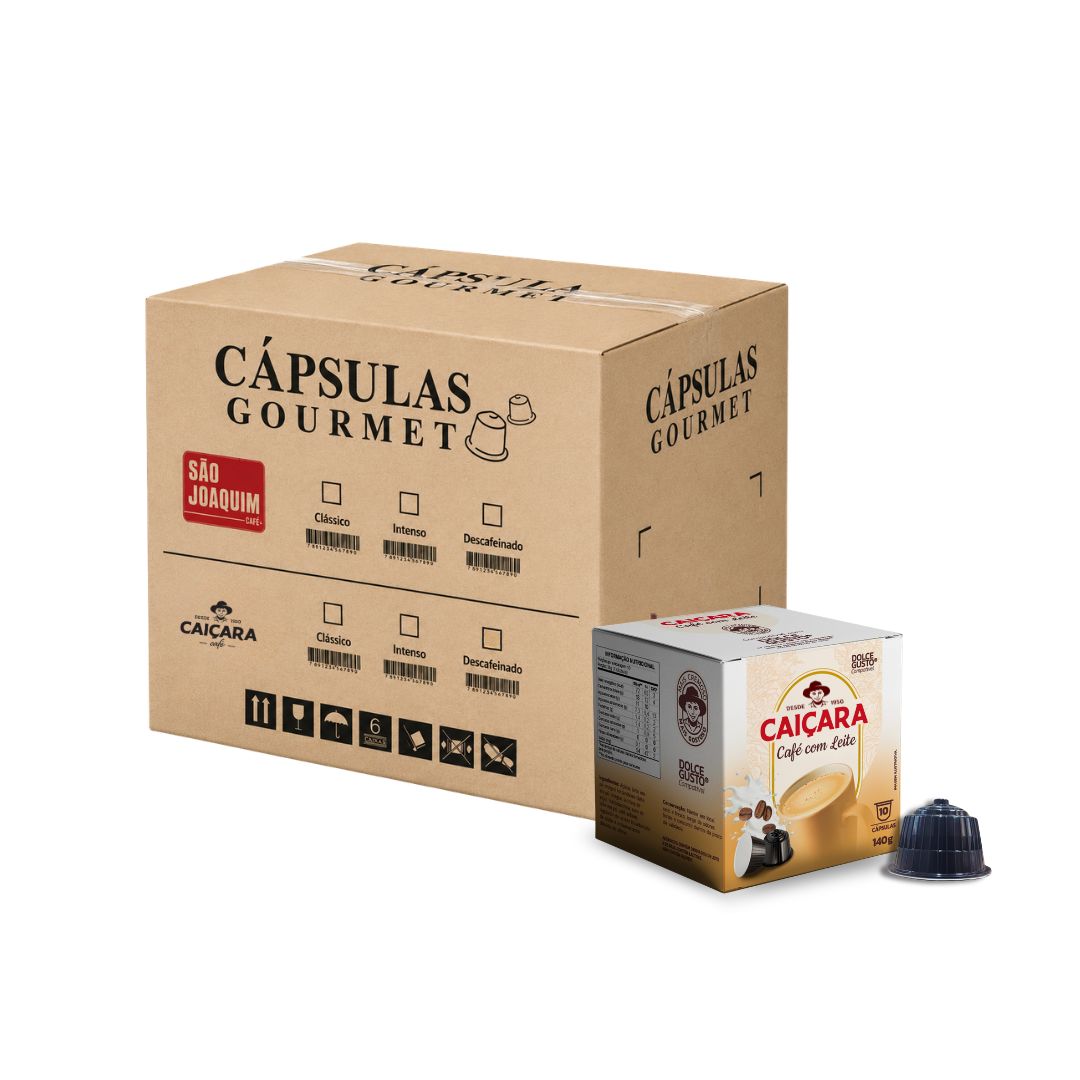 Coffee with Milk Capsules – Dolce Gusto® | 16 Boxes Case (160 caps)