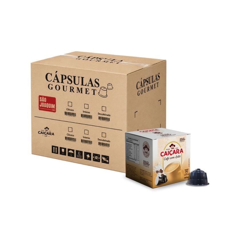 Coffee with Milk Capsules – Dolce Gusto® | 16 Boxes Case (160 caps)