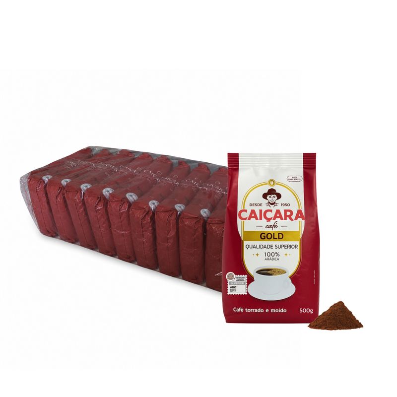 Caiçara Gold – Ground Coffee | Pack of 10 units × 500g (11 lb)