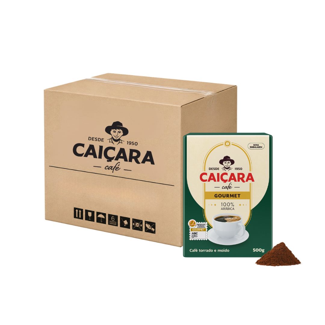 Caiçara Gourmet – Ground Coffee | Case of 10 × 500g (11 lb)
