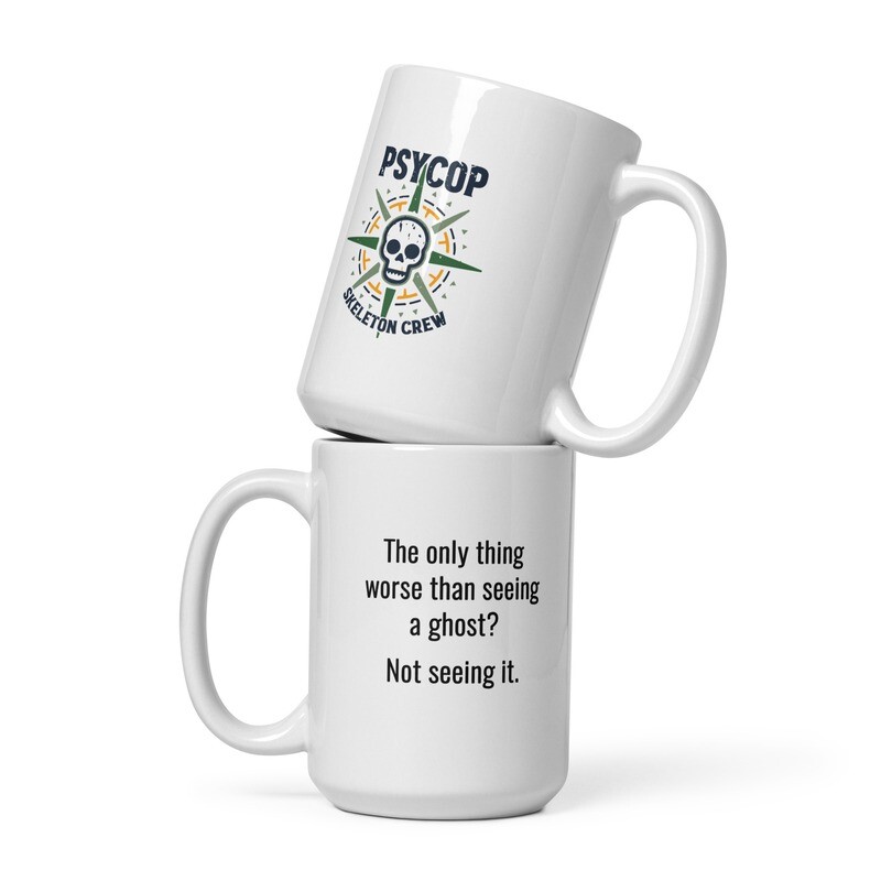 FUNDRAISER: PsyCop Skeleton Crew Mug