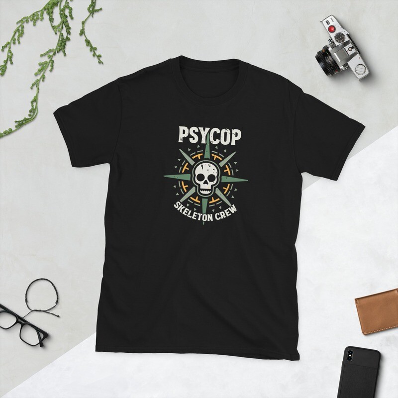 PsyCop Skeleton Crew Lightweight Unisex T-Shirt