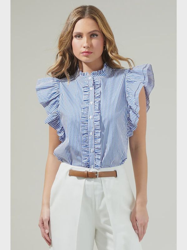 Dynamite Striped Top