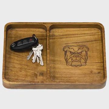 Bulldog Wood Tray