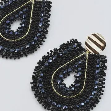 Mariana Black Earring