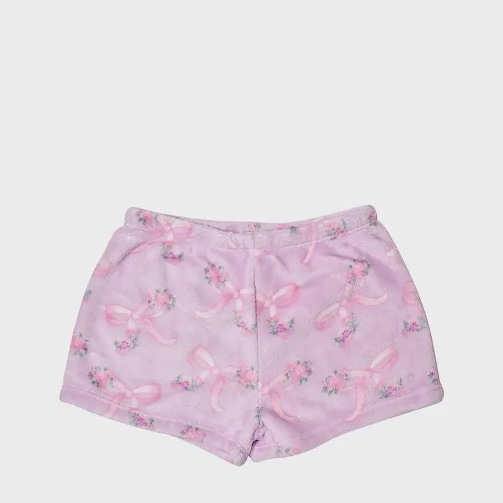 Orchid Floral Cozy Shorts
