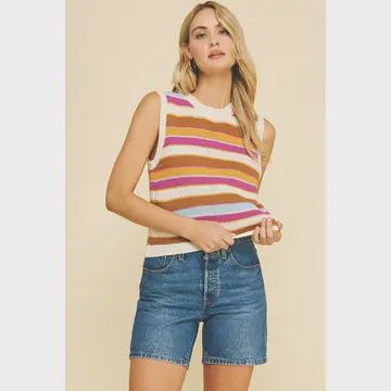 Colorblock Sweater Tank