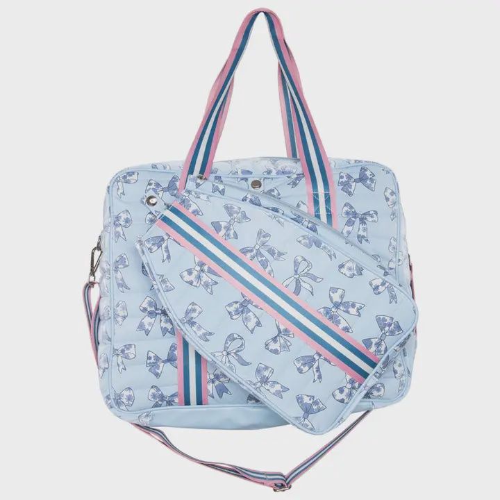 Toile Coquette Bows Pickleball Bag