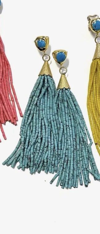 Betsy Pittard Tinker 2 Dangle Tassel Earring