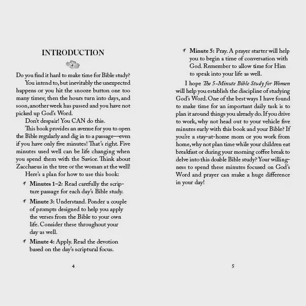 The 5-Minute Bible Study For Women: Seeking God's Heart