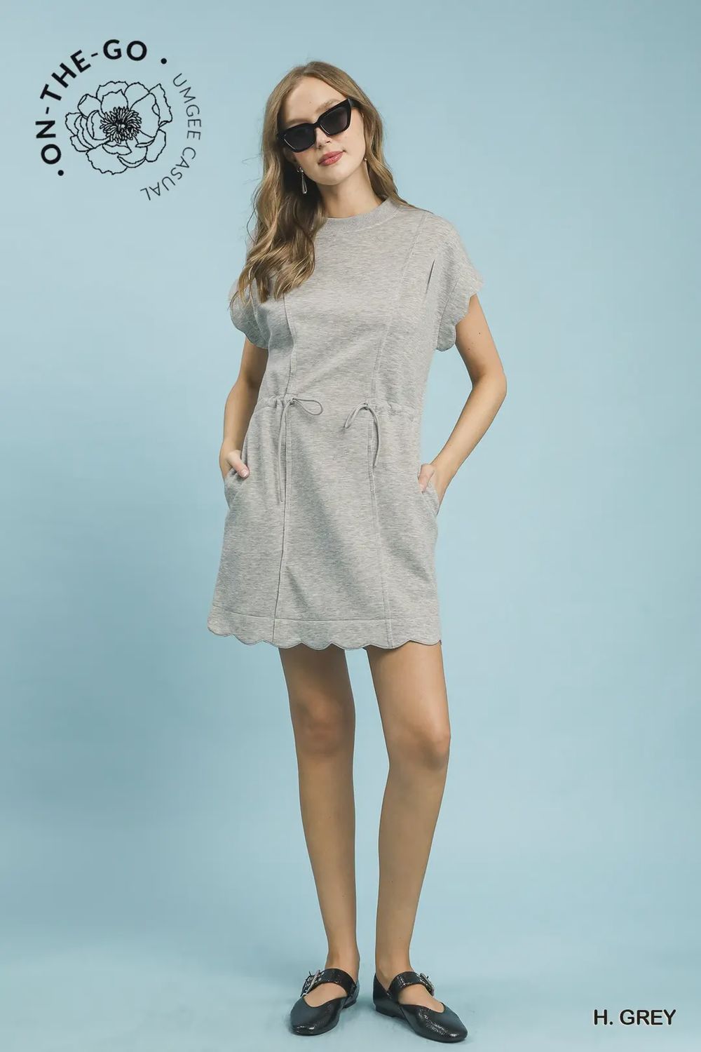 On-the-Go Dress, Colour: Heather Grey, Size: Small