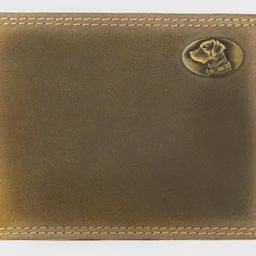 Lab Vintage Tan Leather Bifold Wallet
