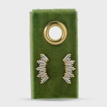 Curved Baguette Studs