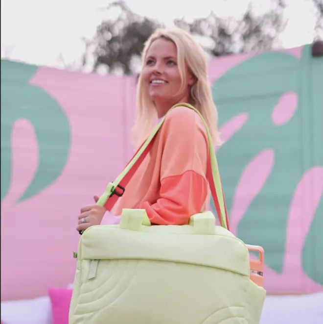 Lime Puffer Duffle