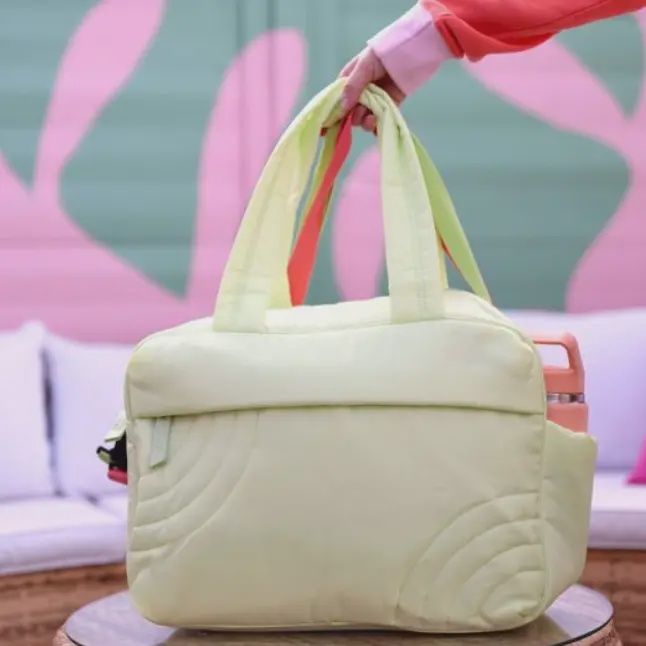 Lime Puffer Duffle