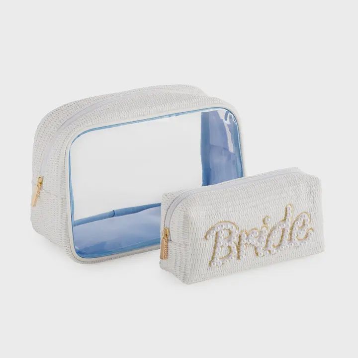"Bride" Set of 2 Cosmetic Cases