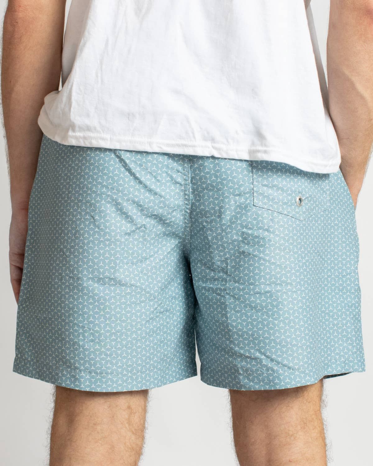 Men's Martinez Swim Trunks   Stone Blue/Sand   -Asst.