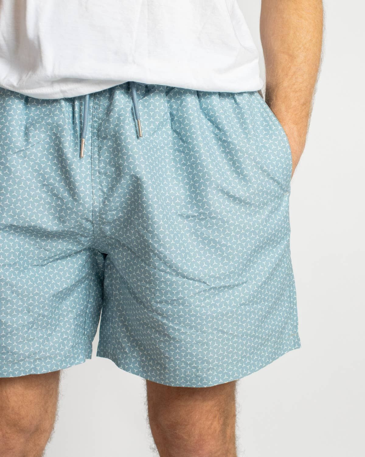 Men's Martinez Swim Trunks   Stone Blue/Sand   -Asst.