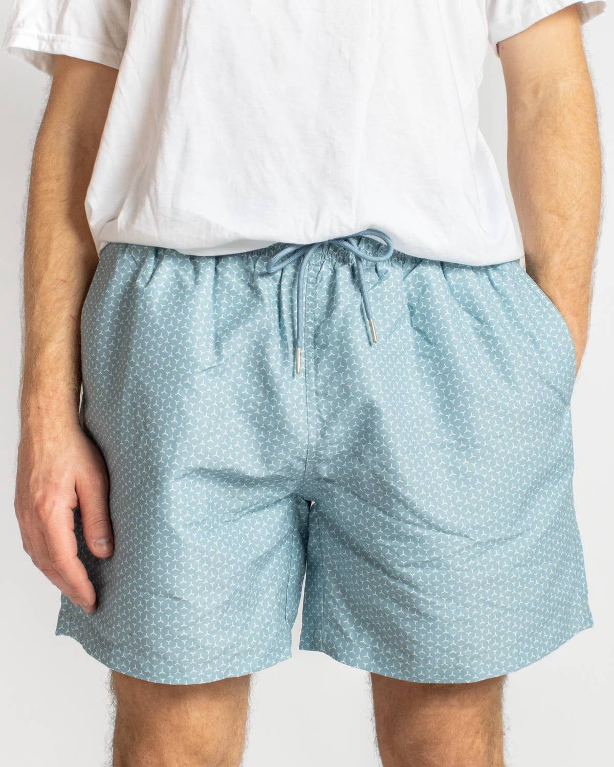 Men's Martinez Swim Trunks   Stone Blue/Sand   -Asst.