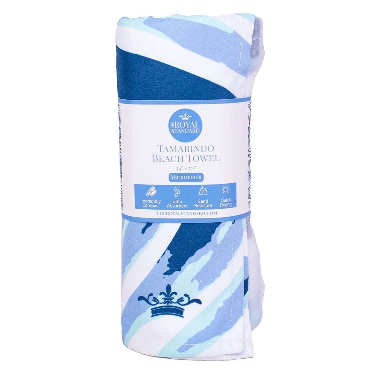 Tamarindo Beach Towel   Royal/Palace   34x70
