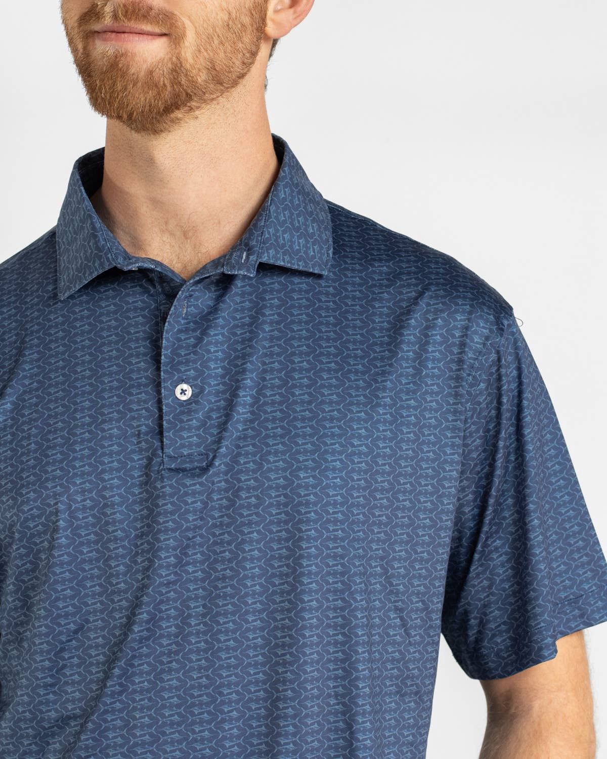 Men's Big Catch Performance Polo   Blue   -Asst.