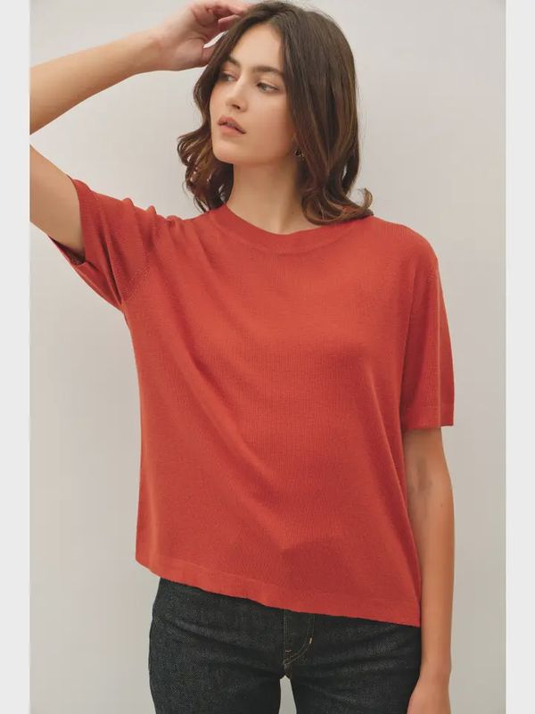 Stacy Cashmere Sweater - Red