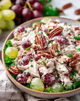 Chicken or Tuna Salad with Grape and Pecan