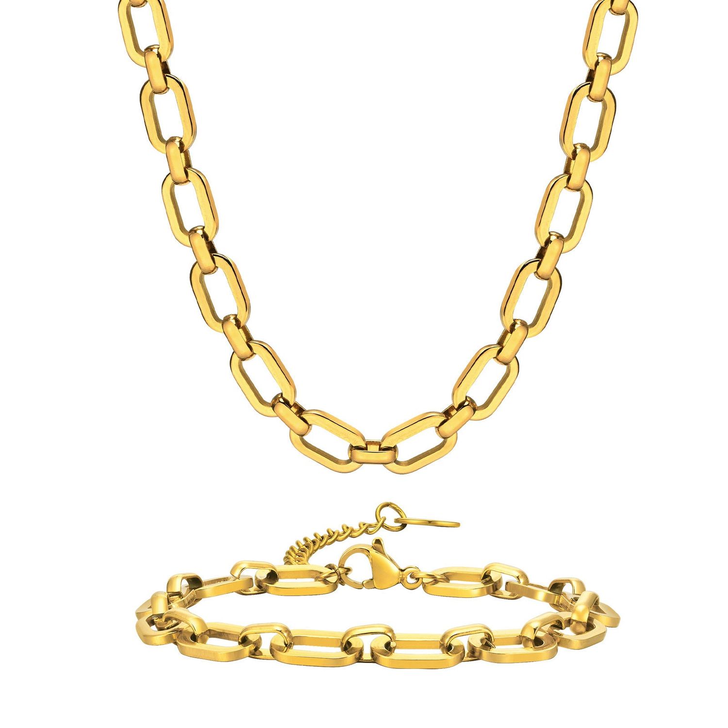 18K Gold Plated Luxe Link Bracelet