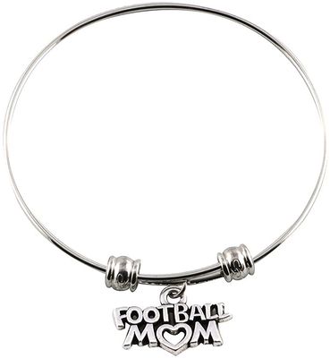 Emerald Park Jewelry Football Mom Bangle