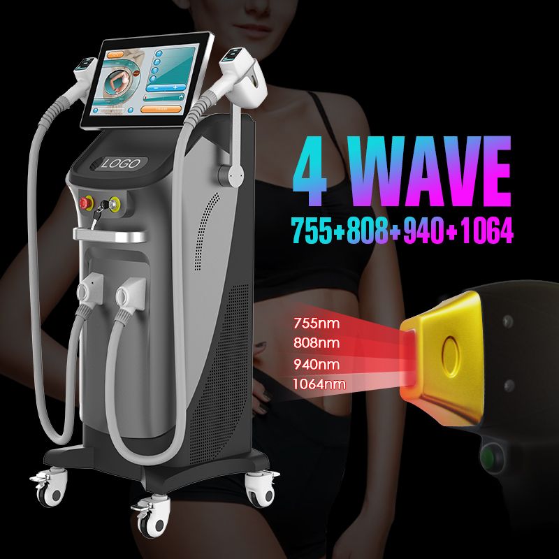 The Only Production Plant 4 Wave 200 Millions Diode Ice Laser Hair Removal Price Machine 2025 Hair Removal Laser Device