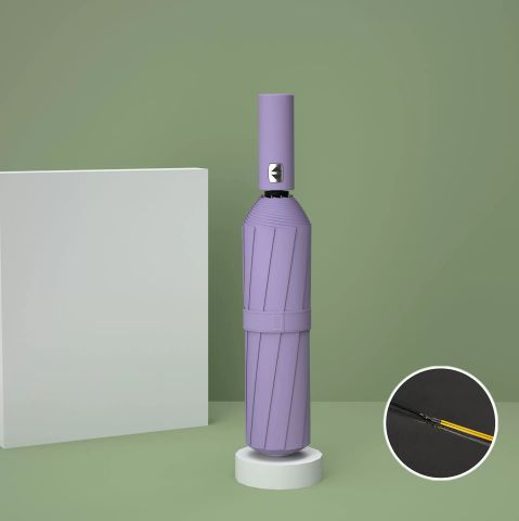 24-Bone Automatic Rain Shine Anti-UV Umbrella Customizable Advertising Sunshade Wholesale Foldable Umbrella Manufactured Custom