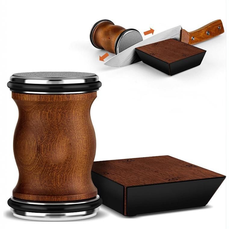 Rolling Knife Sharpener Magnetic Knife Fast sharp Diamond Sharpening Stone Kit with 15 and 20 Degrees Angle Roller Kitchen Tools