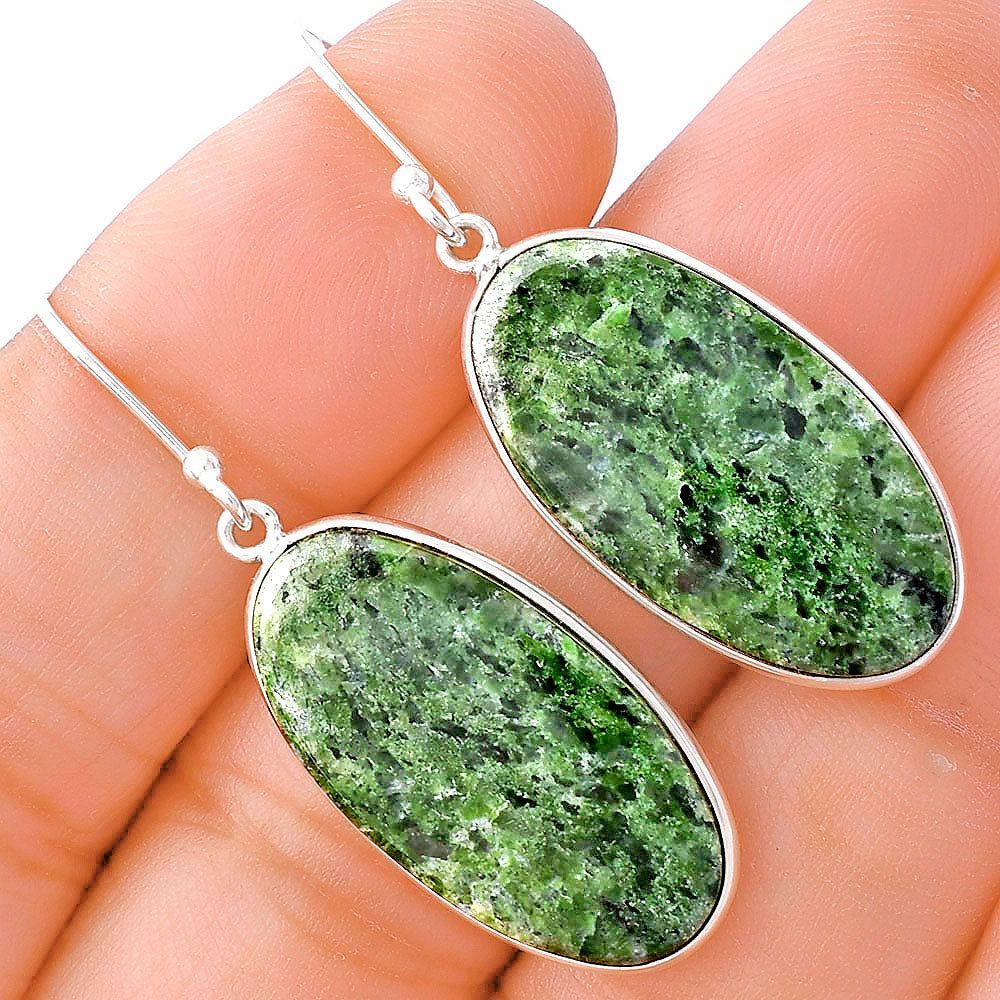 Natural Serpentine Earrings E-1001 SDE79532