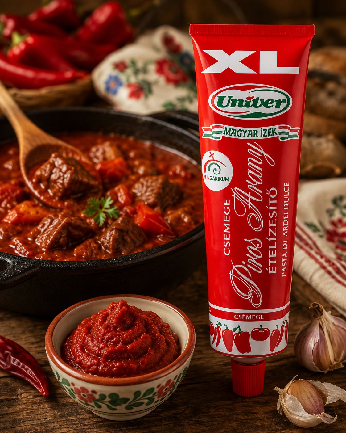 Univer XL Piros Arany mild paprika paste 240 g