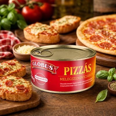 GLOBUS hot sandwich spread pizza flavour 290 g