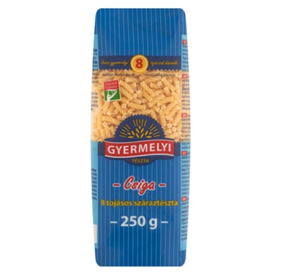 Gyermelyi csiga egg pasta with 8 eggs 250 g Gyermelyi csiga egg pasta with 8 eggs 250 g