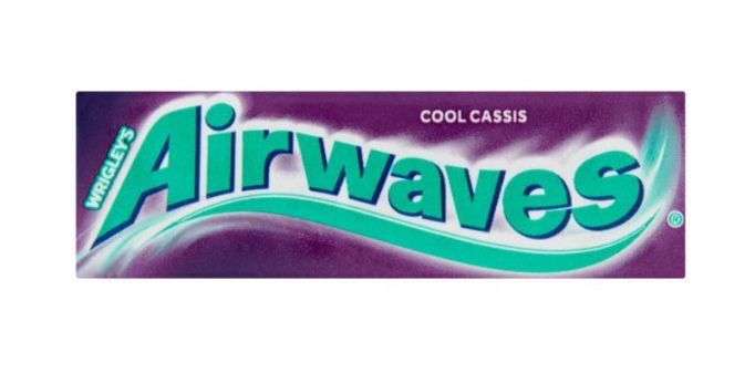 Airwaves chewing gum dragees blackcurrant, 10 pcs