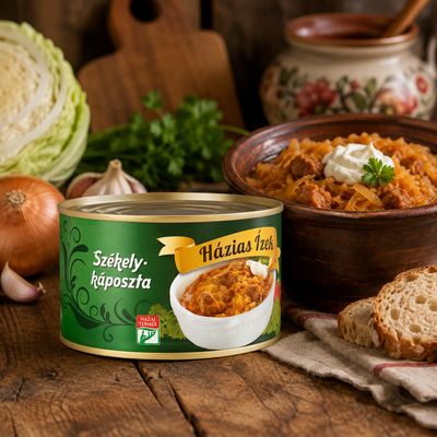 Házias Ízek székelykáposzta 400 g (Hungarian sauerkraut stew with pork)